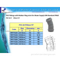 Plastic Fittings Rubber Joint for Water Supply